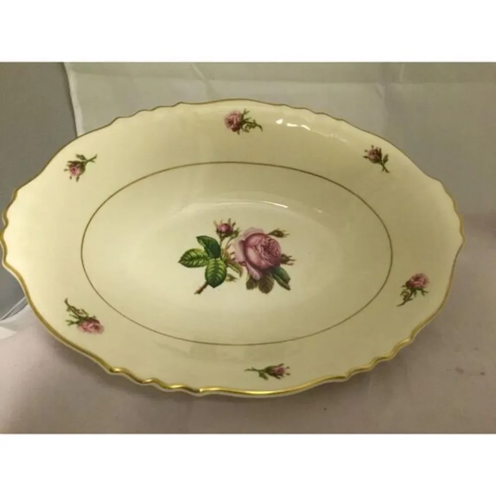 Syracuse China Federal Victoria Oval Vegetable‎ Serving Bowl (s) Roses